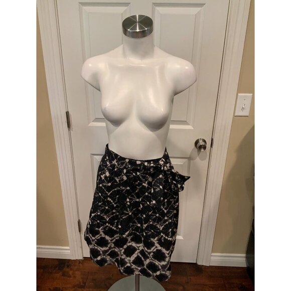 Thakoon x Target 20th Anniversary Collection Black Shibori A-Line Skirt, Size 10 - Picture 1 of 6